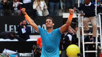 Nadal revive antes de Roland Garros y frena a Djokovic