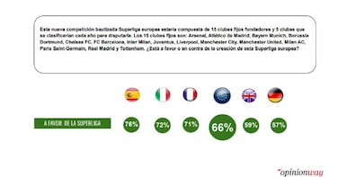 Una encuesta avaló los planes de escisión de la Superliga