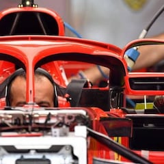 Ferrari asombra: espejos retrovisores en el Halo