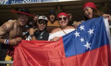 Carnaval en las gradas del Sevens World Series