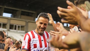 Despedida de C¨¦sar Caneda como futbolista profesional.