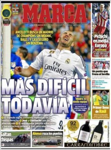 Portadas de la prensa deportiva