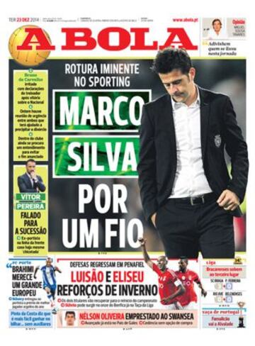 Portadas de la prensa deportiva