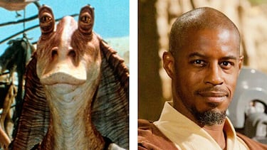 Los protagonistas de 'Star Wars: La amenaza fantasma'