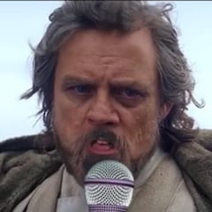 El montaje de Luke Skywalker cantando por Celine Dion