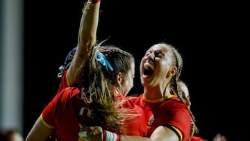 Euforia de las españolas.