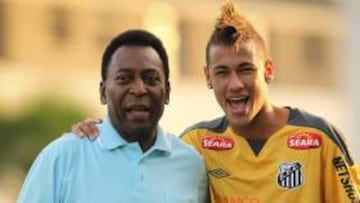 <b>DE REY A REY. </b>Pelé confesó su admiración por Neymar en una entrevista en 'Globo TV'