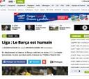 La Prensa cree que hay Liga:
"El Barcelona es humano"