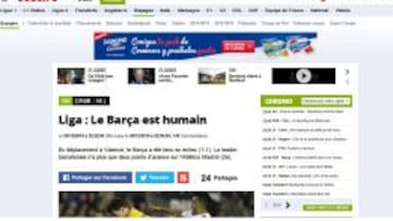 La Prensa cree que hay Liga:
"El Barcelona es humano"