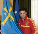 David Villa: "En el campo el que grita es Puyol, no Leo Messi"