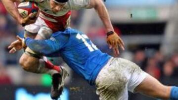 <b>SEIS NACIONES </b>Inglaterra 36 - Italia 11.