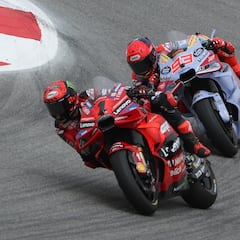 Sin sanción para Bagnaia y Márquez por ser “incidente de carrera”