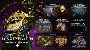 Destiny 2 presenta todos los contenidos de Temporada de la Opulencia