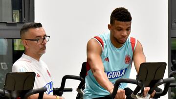 Frank Fabra en entrenamiento de Selección Colombia.