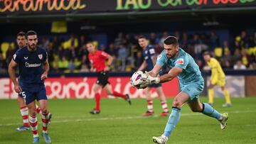 Simón, ayer en La Cerámica.