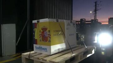 La imagen más esperada, llegan a España las primeras dosis de la vacuna de Pfizer