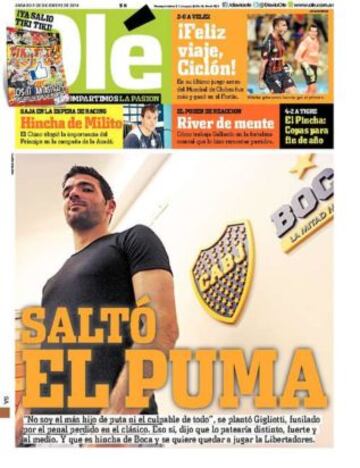 Portadas de la prensa deportiva