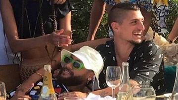 Neymar y Verratti se escapan a la lujosa Saint-Tropez: juegos, modelos, rumores...