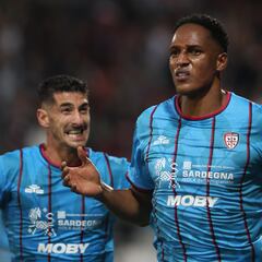 DT del Cagliari se rinde a Yerry Mina: “Siempre demuestra su calidad”