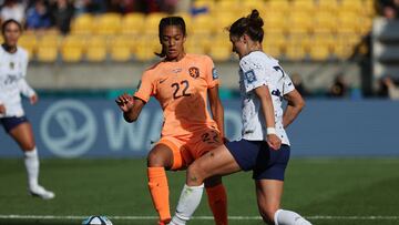 Lindsey Horan evitó la derrota para Estados Unidos con un remate de cabeza en la reedición de la final del 2019 ante Países Bajos en el Mundial Femenil.