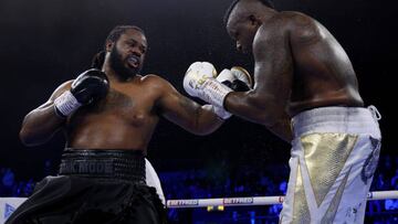 Dillian Whyte se impone ante Jermaine Franklin.