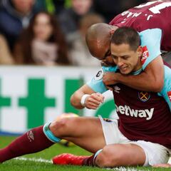 Ni el golazo de Chicharito evitó la derrota del West Ham
