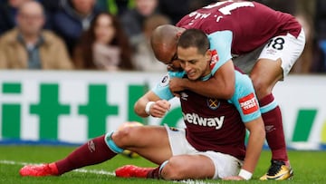 Ni el golazo de Chicharito evitó la derrota del West Ham