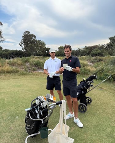 Jornada de golf con la leyenda del tenis, Roger Federer. El propio tenista español comentó: "Tuve la suerte de jugar con Roger (Federer). Su juego es tan bonito como su tenis. No me sorprende, es increíble, todo lo que hace lo hace con estilo. Tiene un swing bonito, juega muy bien, lleva un par de años jugando y su nivel es muy bueno. Yo llevo cinco años jugando y me ganó”.