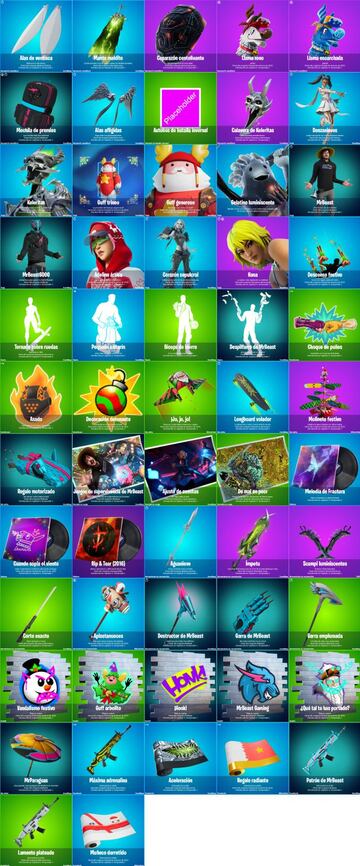 Todos los objetos cosméticos nuevos del parche 23.10 de Fortnite
