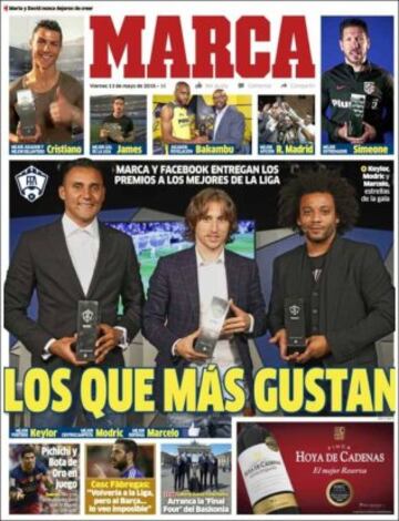 Portadas de la prensa mundial