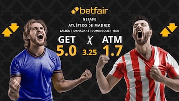 Getafe CF vs. Atlético de Madrid: horario, dónde ver, pronósticos y clasificación