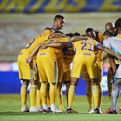 Alineación de Tigres ante Cruz Azul