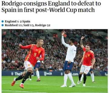 Rodrigo, en la portada de The Guardian.