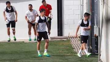 Gayà, con el grupo.