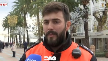 Juan Béjar, agente de protección civil: “Antes de instalar las luces navideñas hay que revisarlas, pueden provocar un cortocircuito”