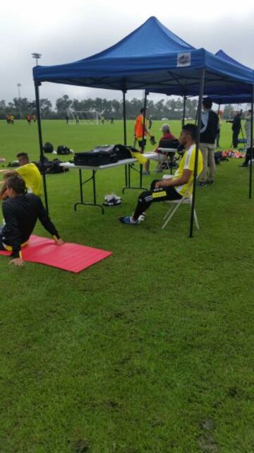 El equipo cardenal entrena y comparte con sus hinchas en el Wide World of Sports Complex de la ciudad de Deltona, Florida. 