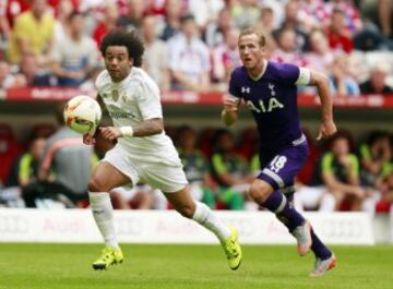 Marcelo y Harry Kane