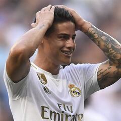 Real Madrid confirma lesión de James Rodríguez en el sóleo