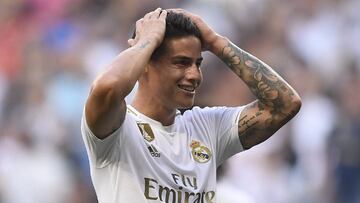 James Rodr&iacute;guez, volante de Real Madrid