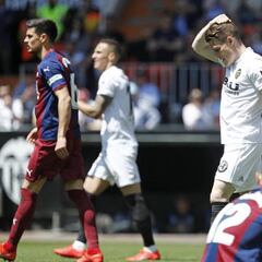 El Valencia pierde dos partidos seguidos por tercera vez