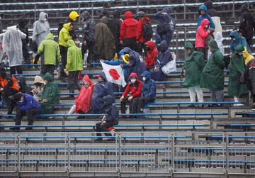 La pole de Márquez bajo la lluvia en Motegi