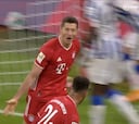 Locura total en Múnich: 3 goles en 7 minutos y Lewandowski vistiéndose de héroe