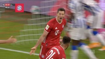 Locura total en Múnich: 3 goles en 7 minutos y Lewandowski vistiéndose de héroe