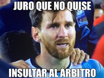 Los memes que se burlan del castigo de Lionel Messi