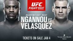 Tras poco m&aacute;s de dos a&ntilde;os de ausencia, Ca&iacute;n Vel&aacute;squez regresa al oct&aacute;gono de la UFC para medirse al camerun&eacute;s Francis Ngannou.