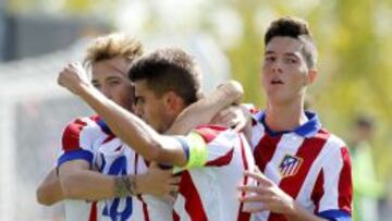 El Atleti juvenil logra el pleno y acaricia los octavos de final