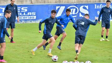 Entrenamiento del Amorebieta.