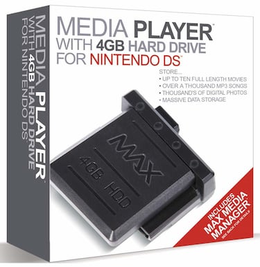 MAX Media Player: 4 Gb para tu DS