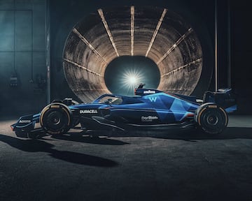 El coche de los pilotos Alex Albon y Nicholas Latifi para 2022.