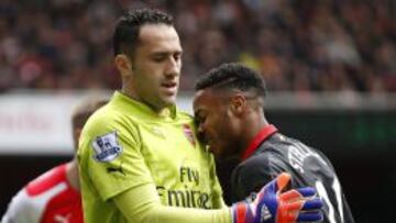 David Ospina saca su arco en cero en el juego ante Burnley.